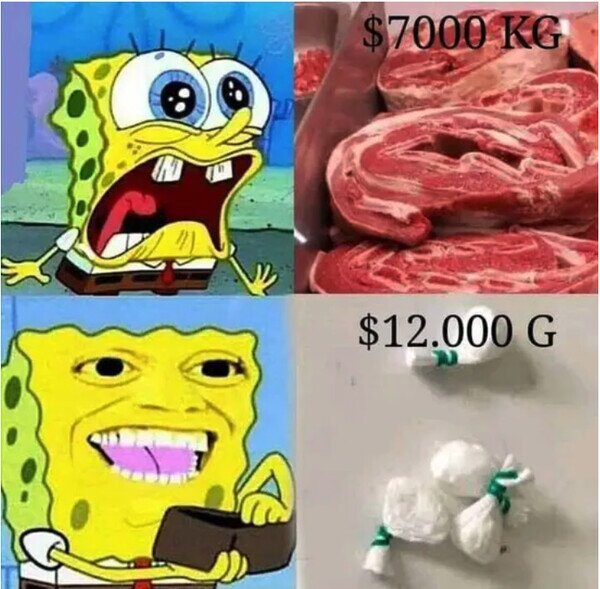 barato,carne,caro,dinero,droga,gastar,precio
