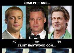 Enlace a Va a resultar que Brad Pitt no se conserva tan bien, ya C.Eastwood estuvo igual muchos años...