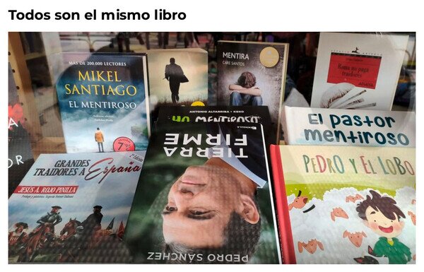 libros,mentira,mentiroso,Pedro Sánchez