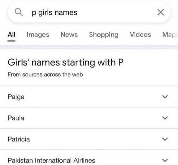 inicial,mujer,nombres,P,Pakistan,wtf
