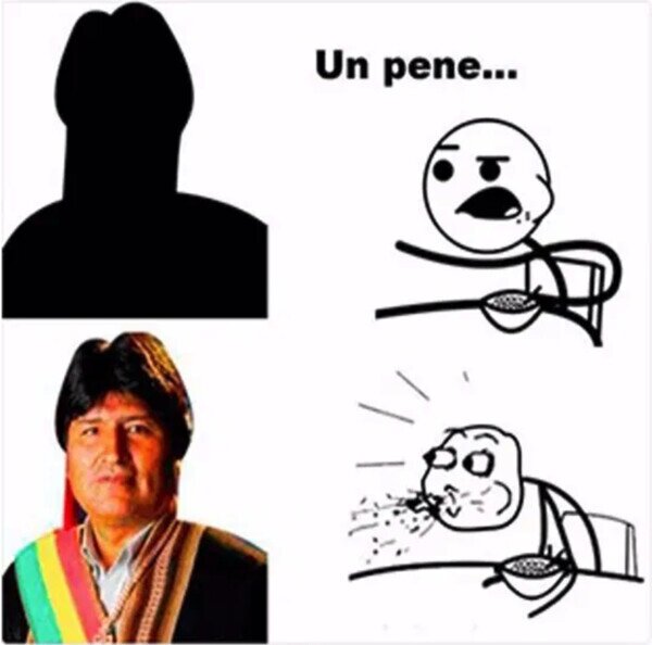 Evo Morales,nepe,parecido,silueta