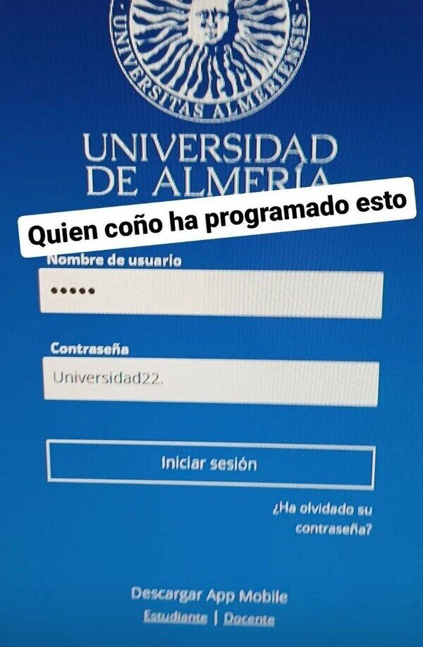 Meme_otros - Problemas en la Universidad de Almería