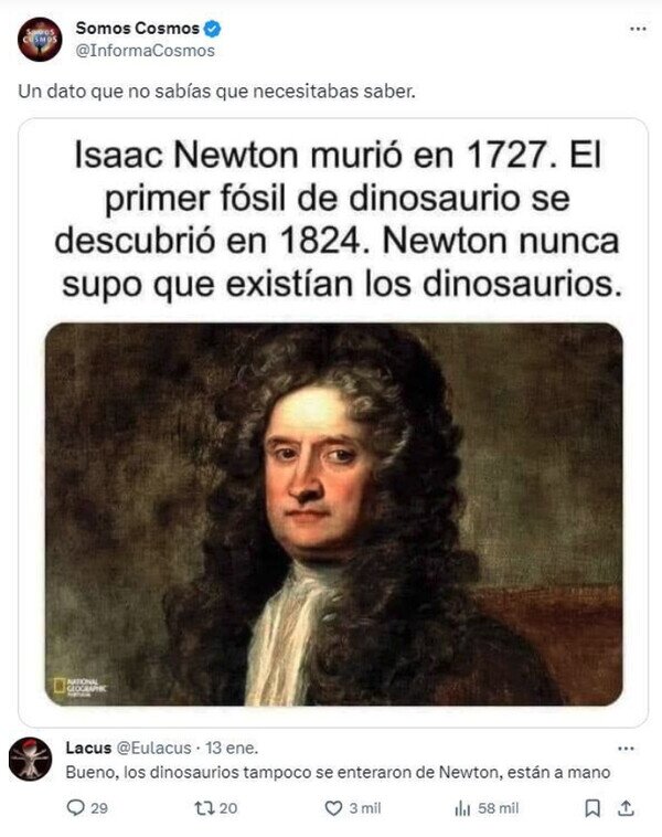 conocer,dinosaurio,muerte,Newton,saber