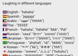 Enlace a Así se escribe la risa en diferentes idiomas