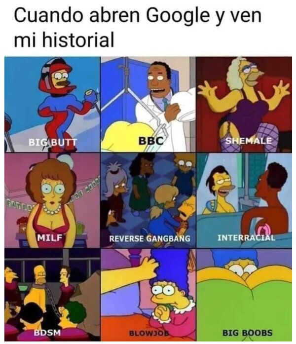 Meme_otros - Solo busco 'Simpsons'