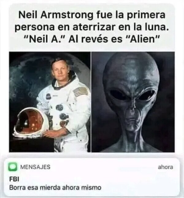 alien,astronauta,FBI,Neil Amstrong