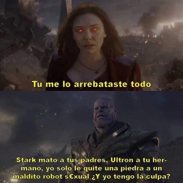 Meme_otros - Thanos no era tan malo al fin y al cabo