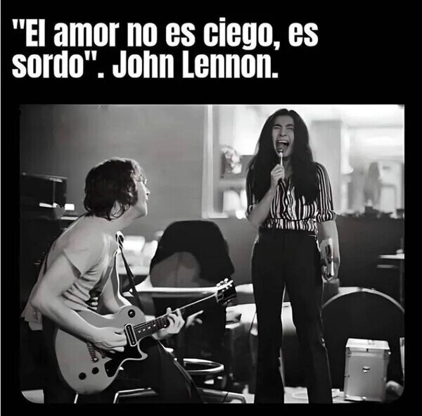amor,cantar,ciego,John Lennon,sordo,Yoko Ono