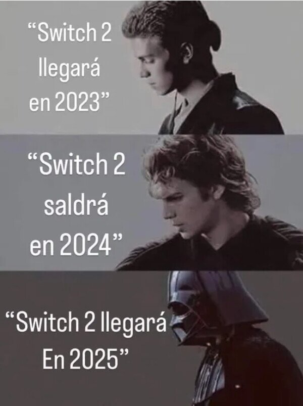 2,Anakin,consola,Darth Vader,esperar,Switch