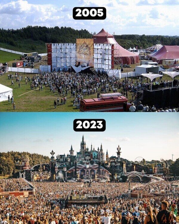 Otros - Tomorrowland, antes y ahora