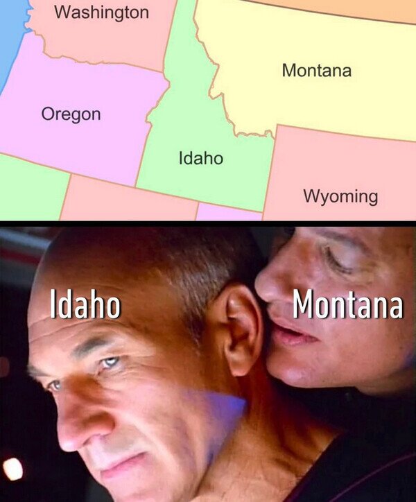 EEUU,estados,Idaho,Montana