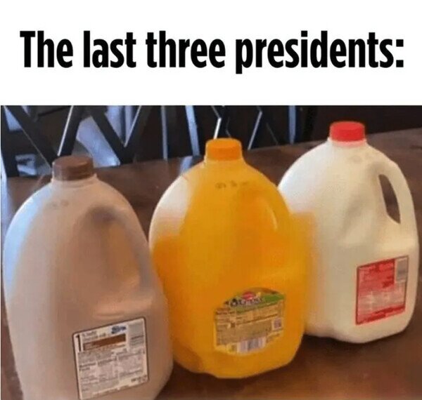 Otros - Presidentes hechos garrafas