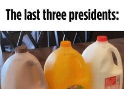 Enlace a Presidentes hechos garrafas