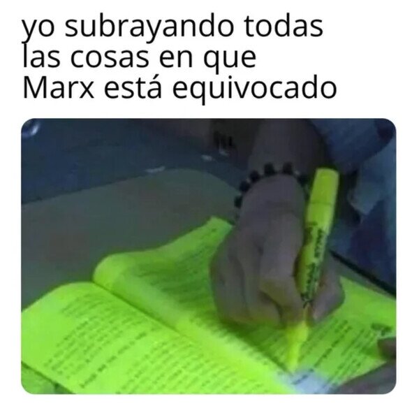 error,Marx,subrayar