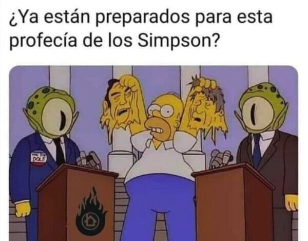 aliens,futuro,políticos,predecir,profecía,Simpson