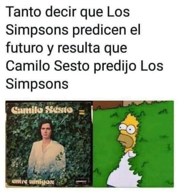 Camilo Sesto,predecir,Simpson