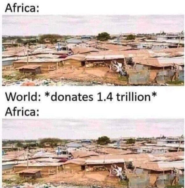 África,dinero,donar
