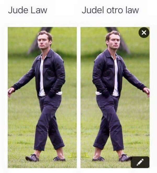Jude Law,lado,tontería