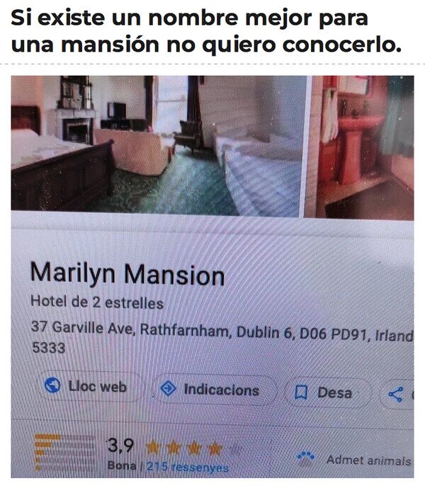 mansión,Marylin Manson,nombre