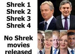 Enlace a Han pasado muchos gobernantes británicos desde la última de Shrek