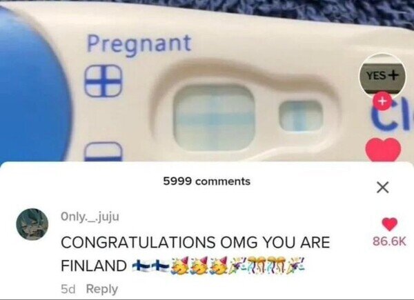 Meme_otros - ¡Felicidades, eres Finlandia!