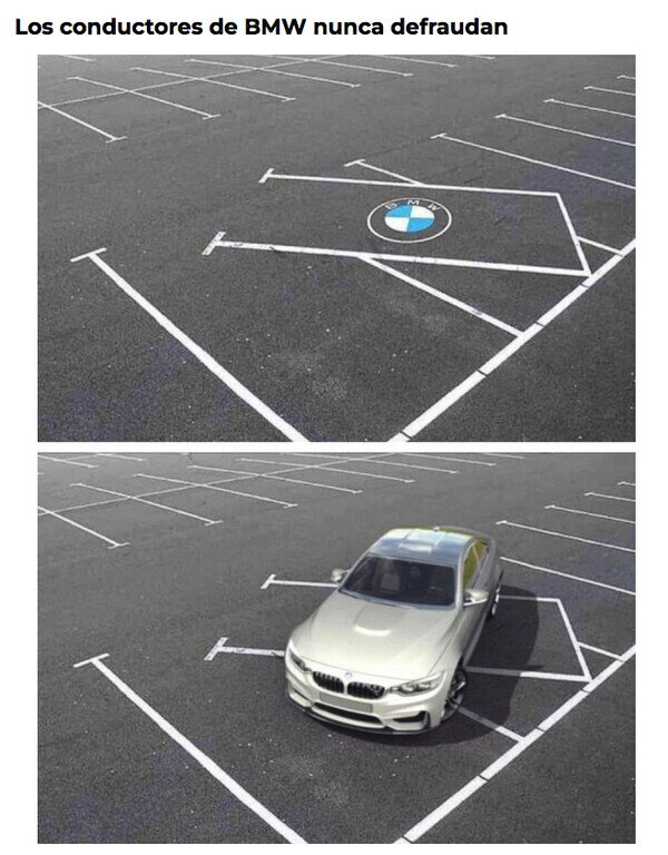 Meme_otros - Plazas especiales para conductores de BMW