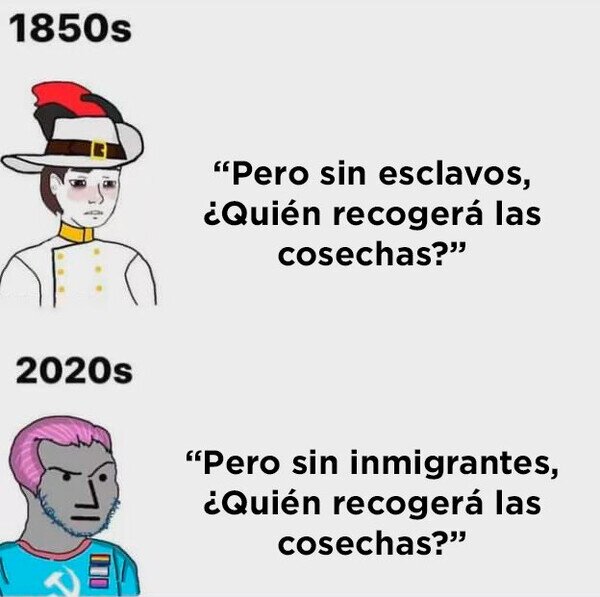 antes,cosechas,esclavos,inmigrantes,tiempo