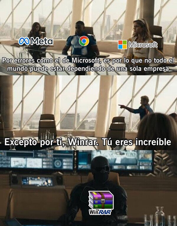 Meme_otros - Con WinRAR iría al fin del mundo