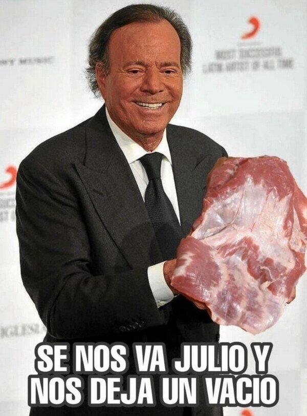 irse,Julio Iglesias,mes,vacío