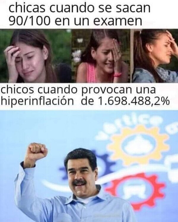 chicas,chicos,examen,inflación,Maduro,nota