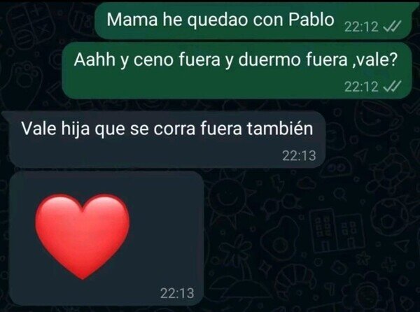 fuera,hija,madre,novio