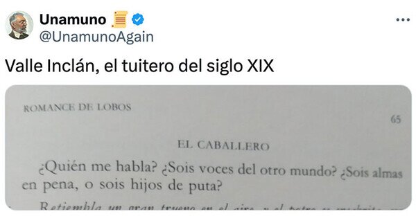 twitter,Valle Inclán