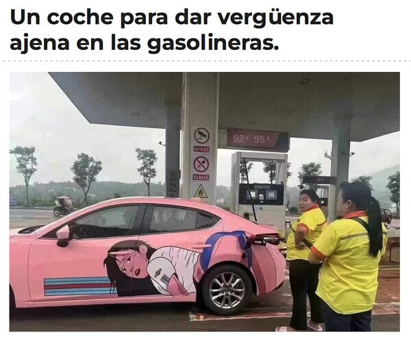 coche,gasolinera,surtidor,tuneado,wtf