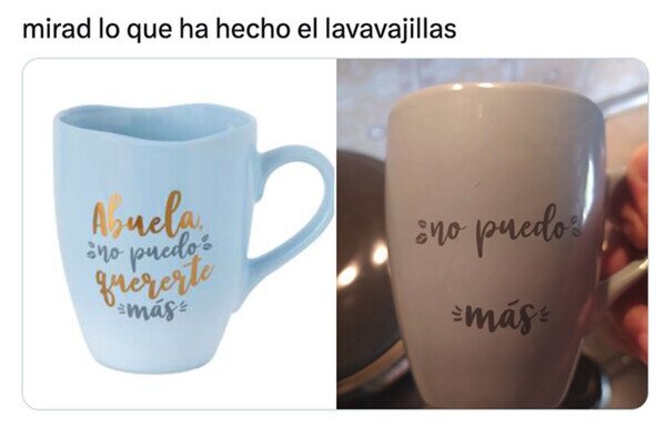 abuela,lavavajillas,taza