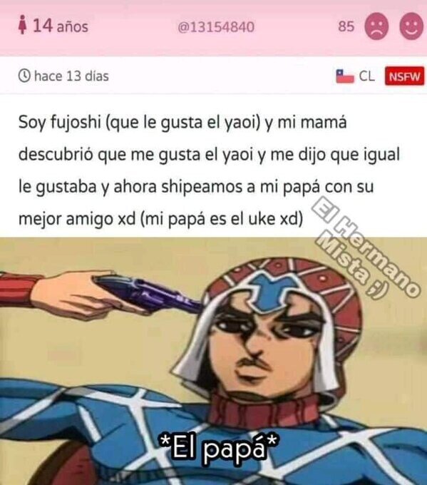 cringe,fujoshi,hija,madre,padre,ship,suicidio,wattpad,yaoi