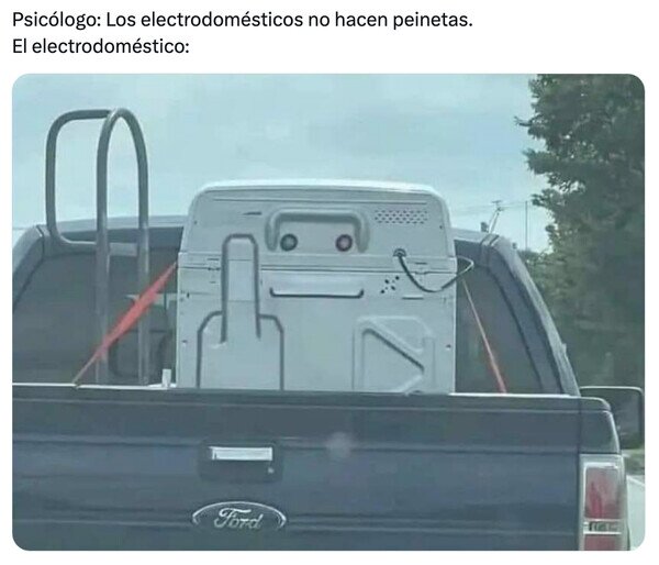 Otros - Los electrodomésticos no hacen peinetas