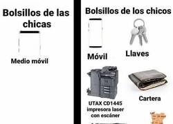 Enlace a Bolsillos chicas vs chicos