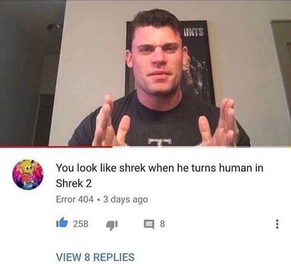 Otros - Shrek cuando se transformó en humano