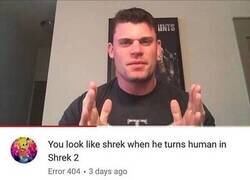 Enlace a Shrek cuando se transformó en humano