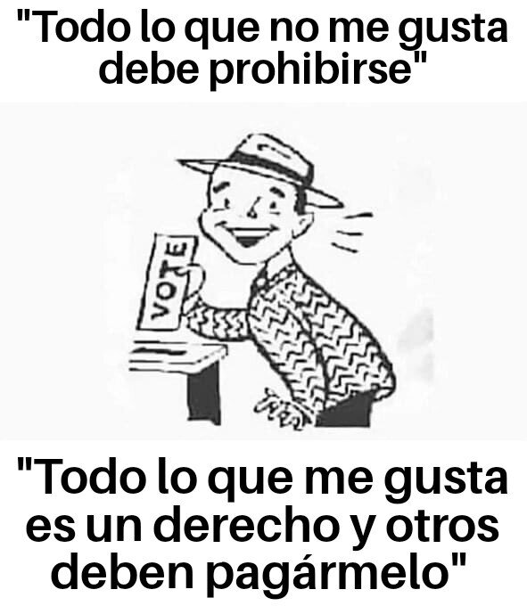 derecho,gustar,pagar,prohibir,votar