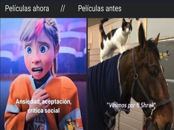 ahora,antes,películas,shrek