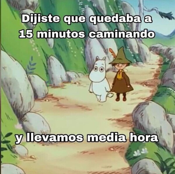 Meme_otros - Cuando caminar se te hace largo