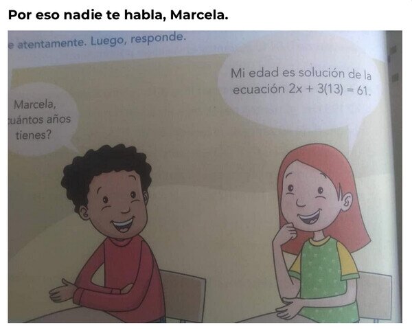 años,ecuación,edad,Marcela,niña