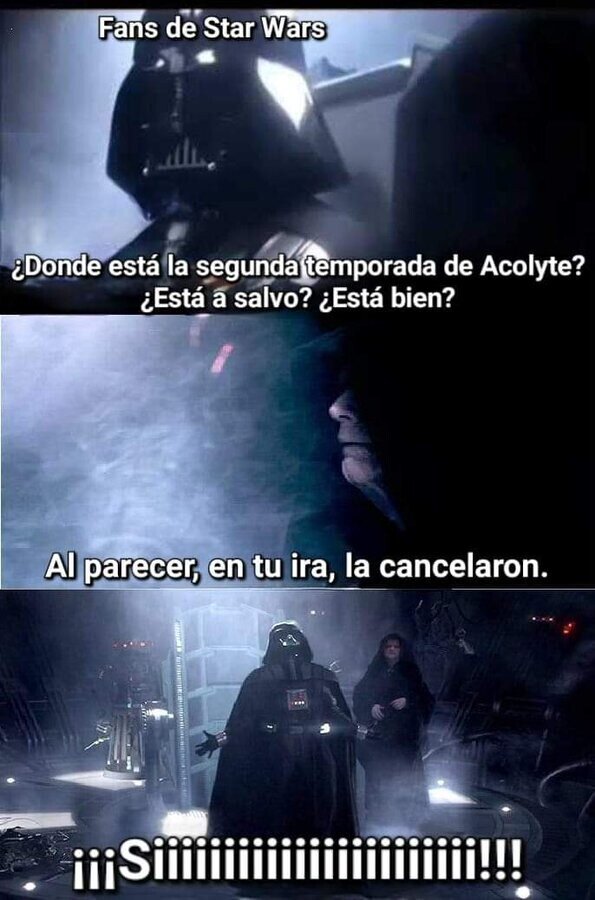 Meme_otros - Por fin le dan una alegría al tío Vader