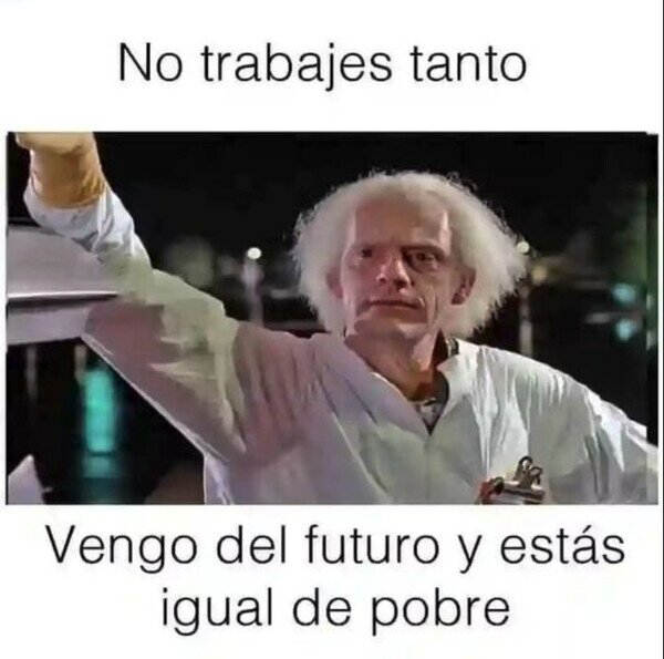 futuro,McFly,pobre,trabajar