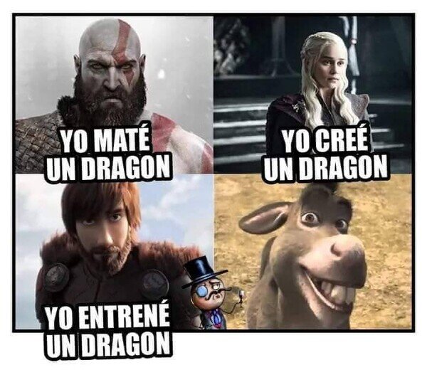 Meme_otros - Lo que hicieron con dragones