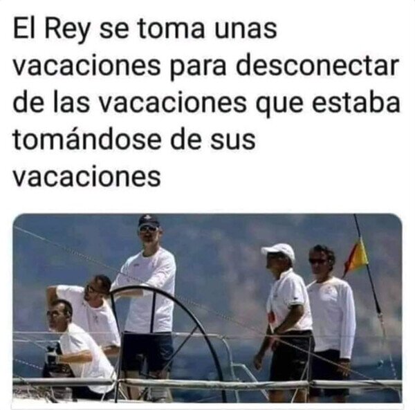 Rey,vacaciones