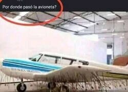 Enlace a ¿Por dónde pasó esta avioneta?