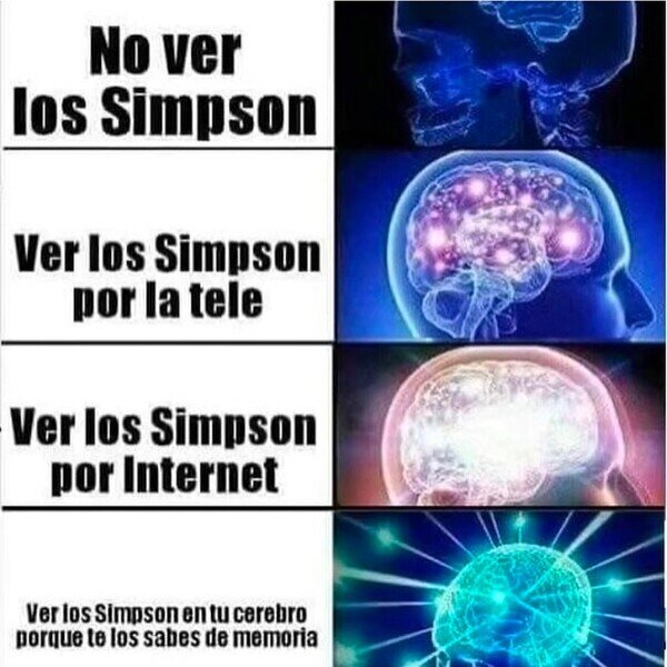 Meme_otros - Puedo ver Los Simpson sin verlos