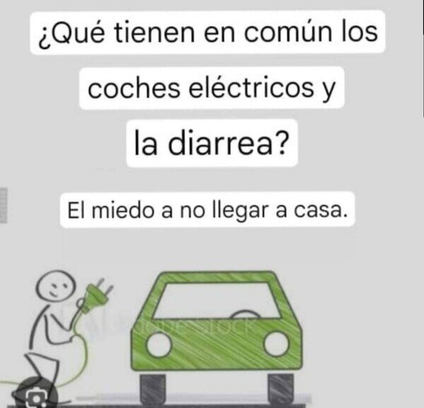 coches,diarrea,eléctricos,parecidos